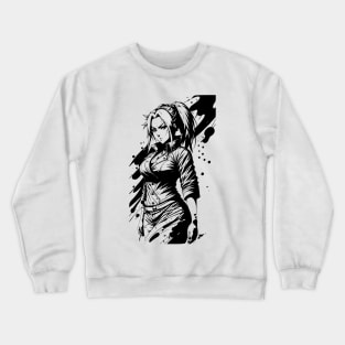 Anime Girl In Office Uniform 10 Crewneck Sweatshirt